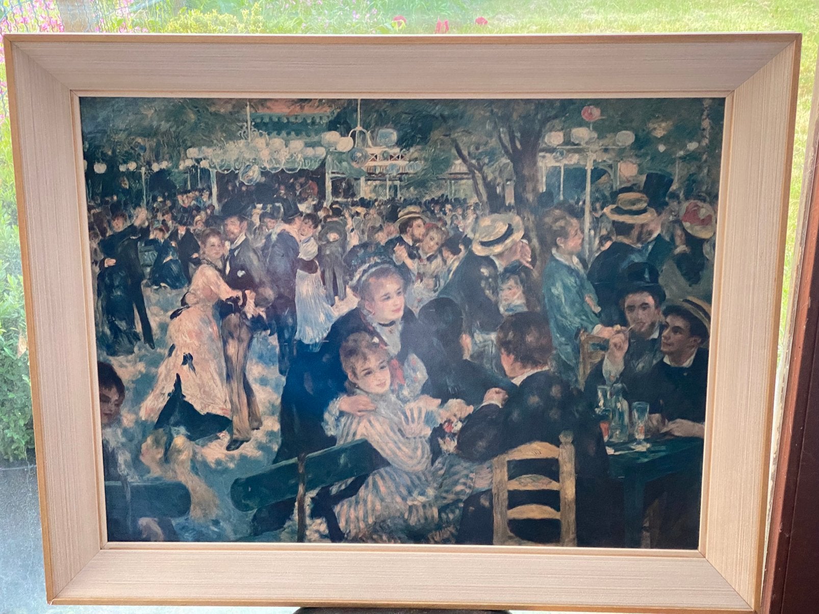Grand tableau “Le Bal du moulin de la Galette” Style Renoir, Enlèvement