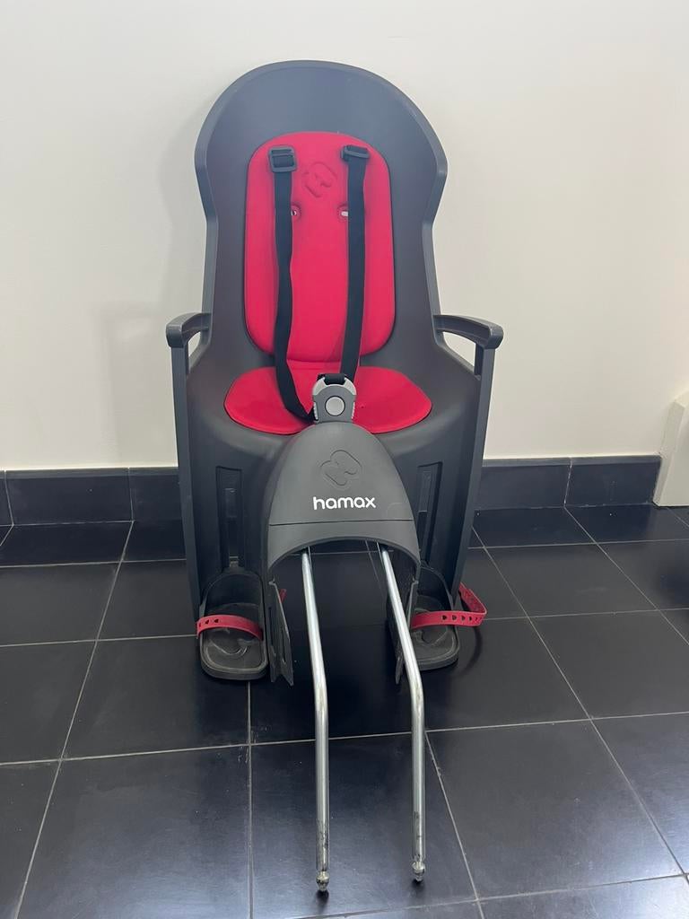 Hamax - verstelbaar kinderfietszitje max. 22 kg, Ophalen, Gebruikt, Achterzitje