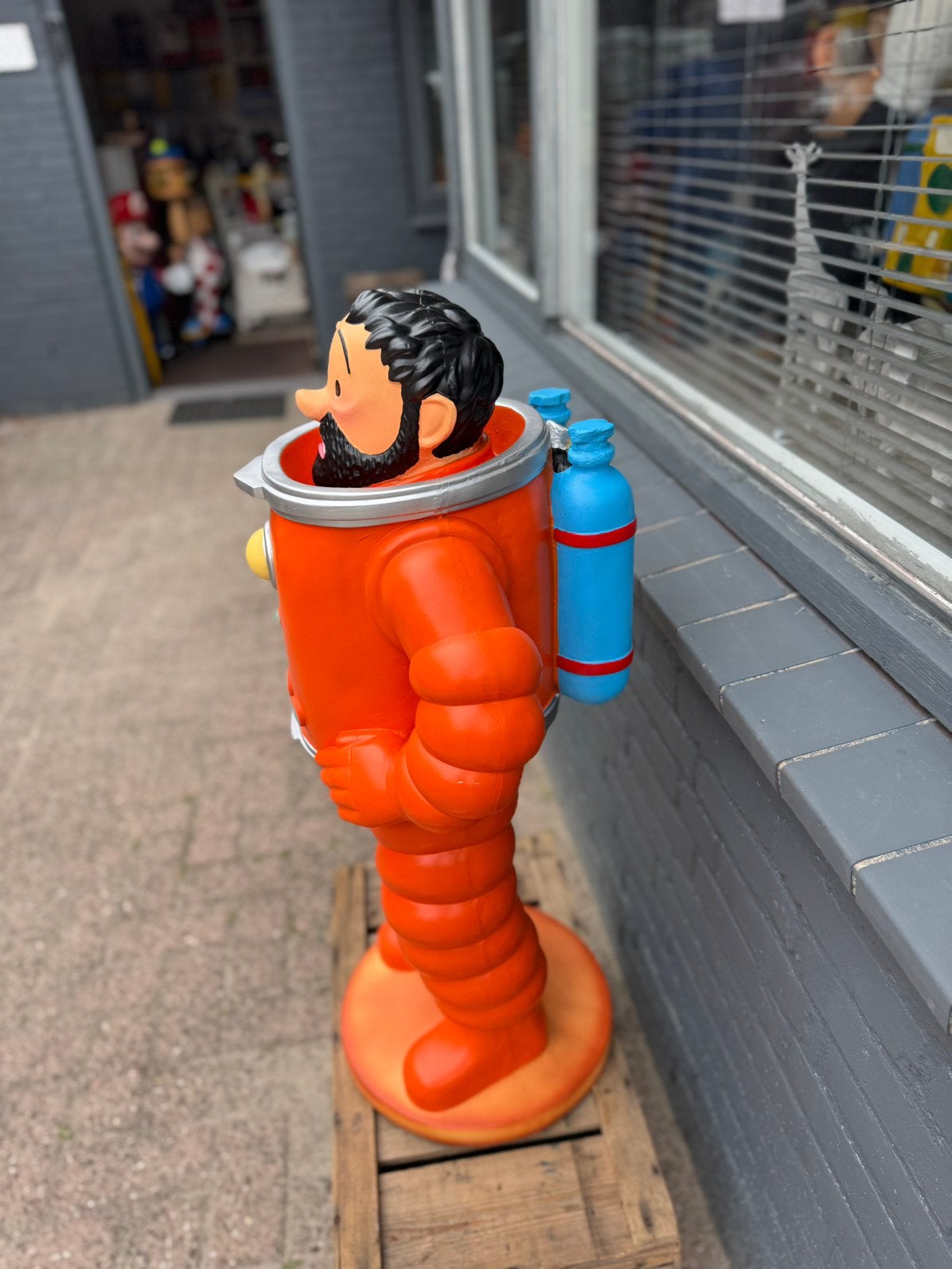 Kapitein Haddock van Kuifje beeld, Ophalen, Kuifje, Zo goed als nieuw