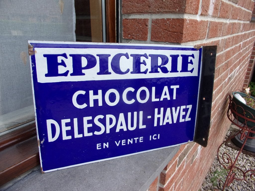 plaque émaillée, Collections, Marques & Objets publicitaires, Enlèvement, Utilisé
