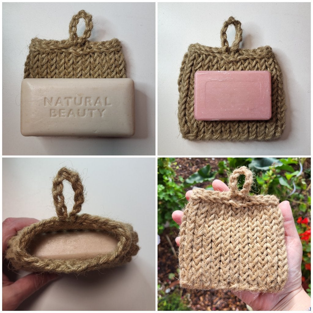 Zeepzakje, zeep, douche, bad, handen, jute, ecologisch, Ophalen of Verzenden, Nieuw, Bad & Douche