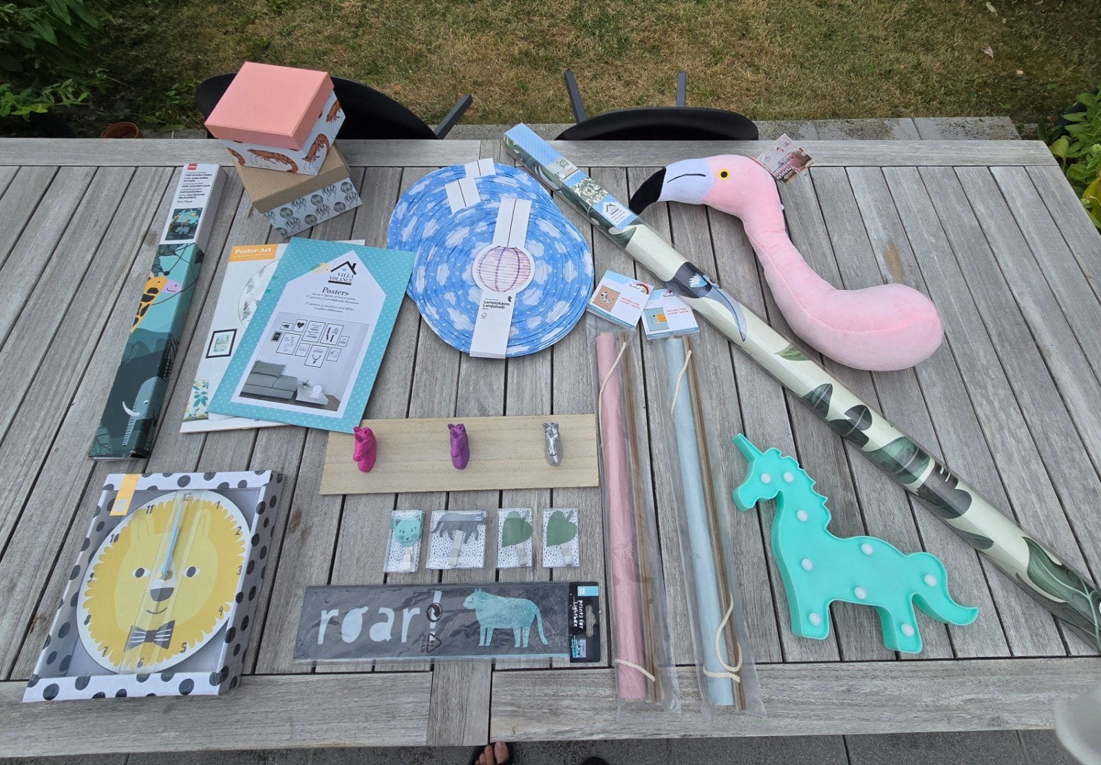 Pakket (wand)decoratie - kinderkamer/klaslokaal thema dieren, Ophalen, Nieuw, Meerkleurig