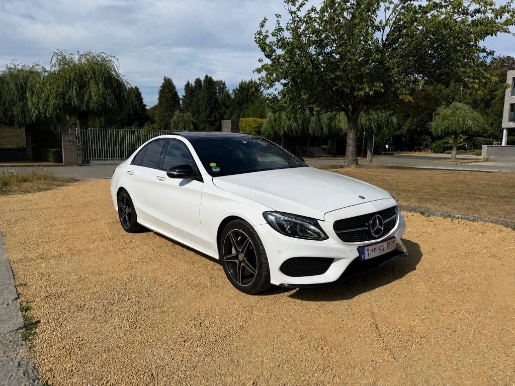Mercedes C200 AMG-pakket, Auto's, Automaat, 4 deurs, Achterwielaandrijving, Wit
