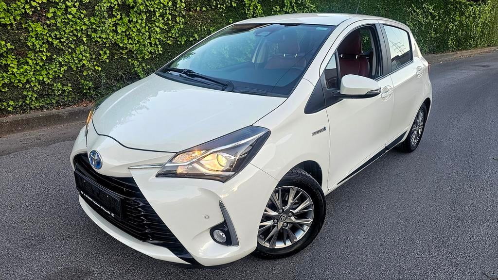 Toyota Yaris Hybrid/54.000Km/Bj 2017/Automat/1Jaar Garantie, Auto's, Toyota, Euro 6, Wit, Leder, 5 deurs