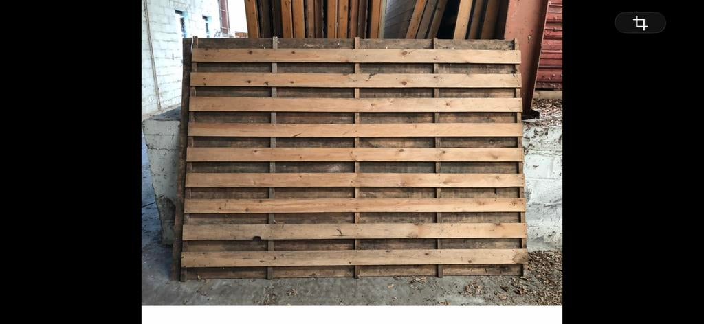 Tuinscherm NIEUW, Ophalen, Nieuw, Hout
