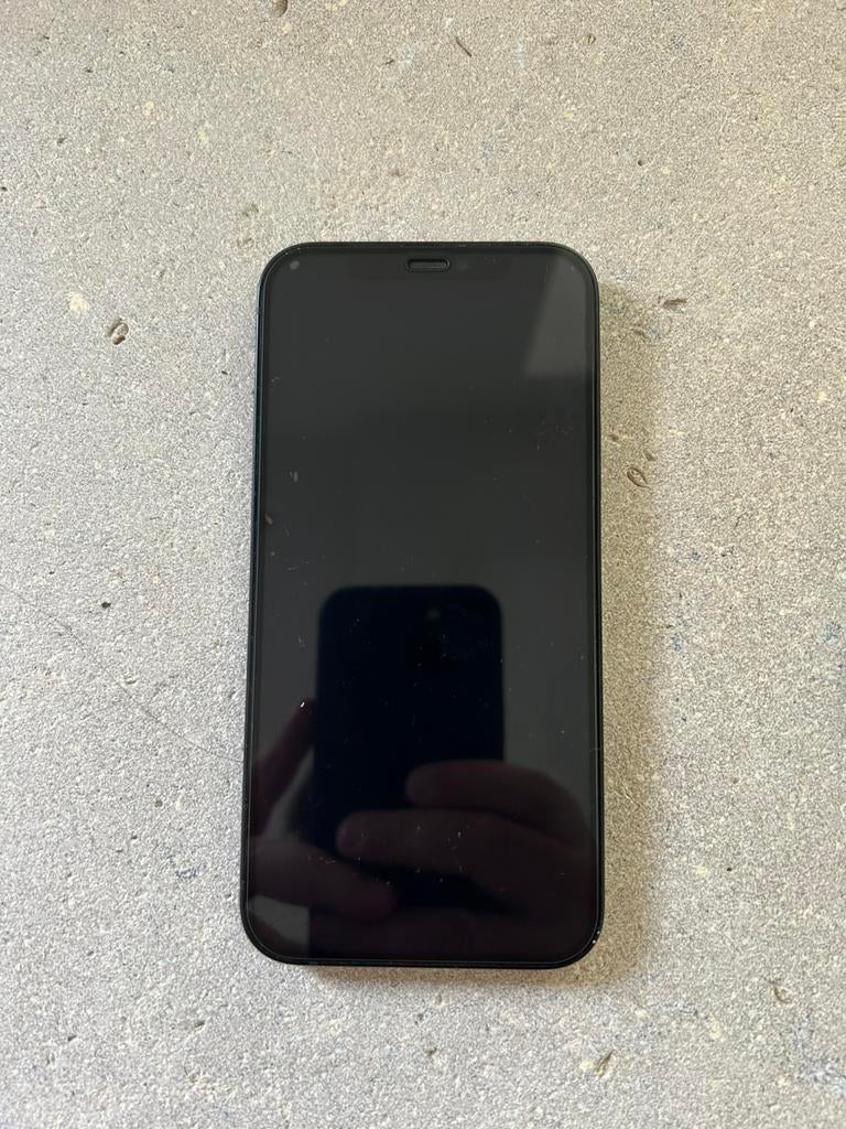 Apple Iphone 12 128GB Zwart goeie staat, Ophalen, 128 GB, Zwart, 78 %