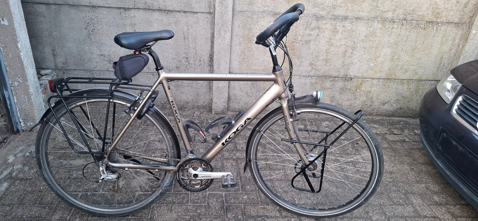 Herenfiets Koga Miyata Traveller in perfecte conditie, Ophalen, 28 inch, Velgrem, Zo goed als nieuw