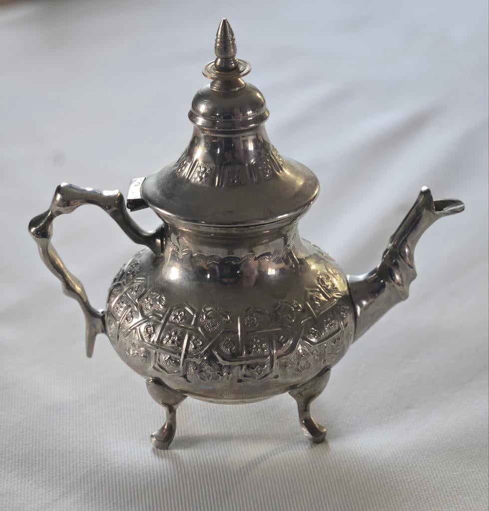 Marokkaanse zilveren theepot, Antiek en Kunst, Ophalen
