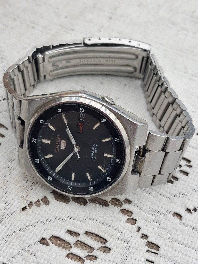 Montre vintage Seiko pour homme, Montre-bracelet, Seiko, Acier, Envoi