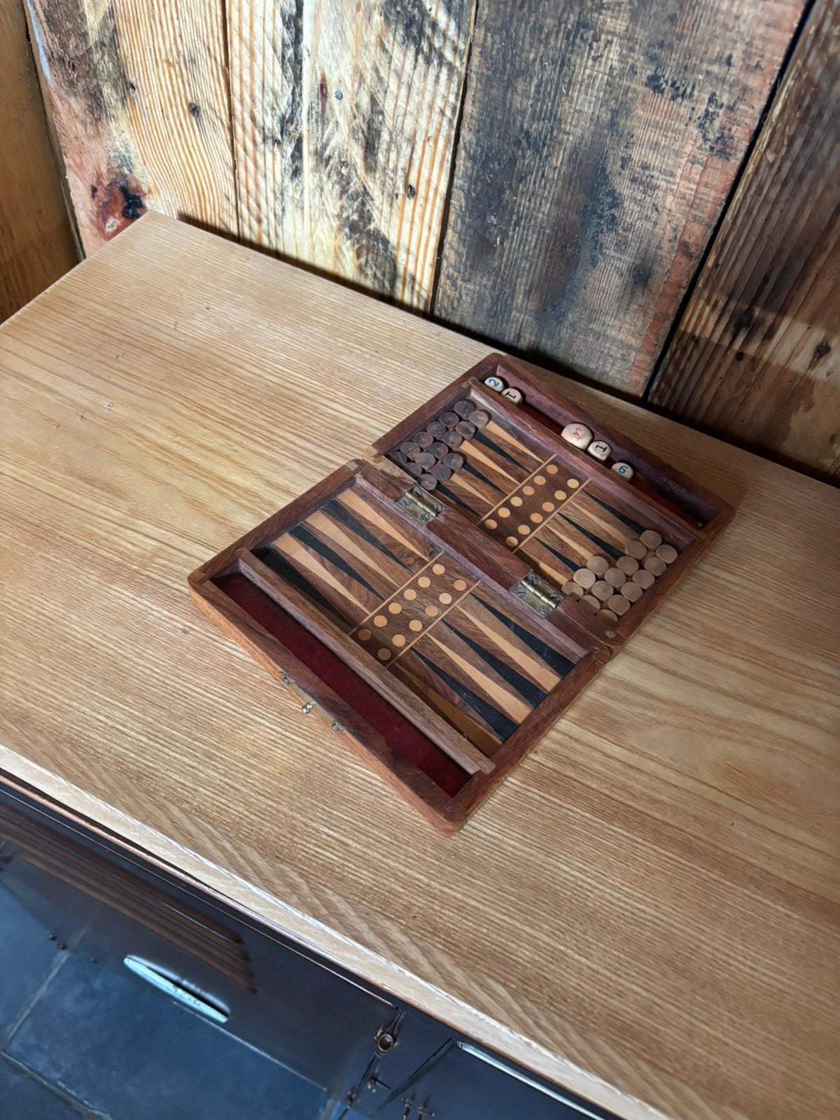 Backgammon-reizen, Hobby en Vrije tijd, Een of twee spelers, Ophalen of Verzenden, Zo goed als nieuw