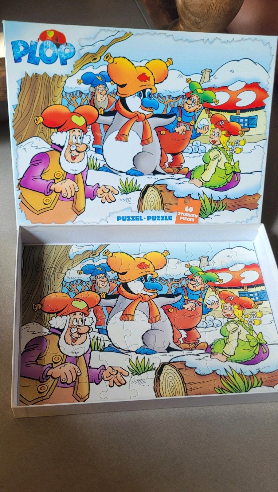 winterpuzzel Plop 60st, Ophalen