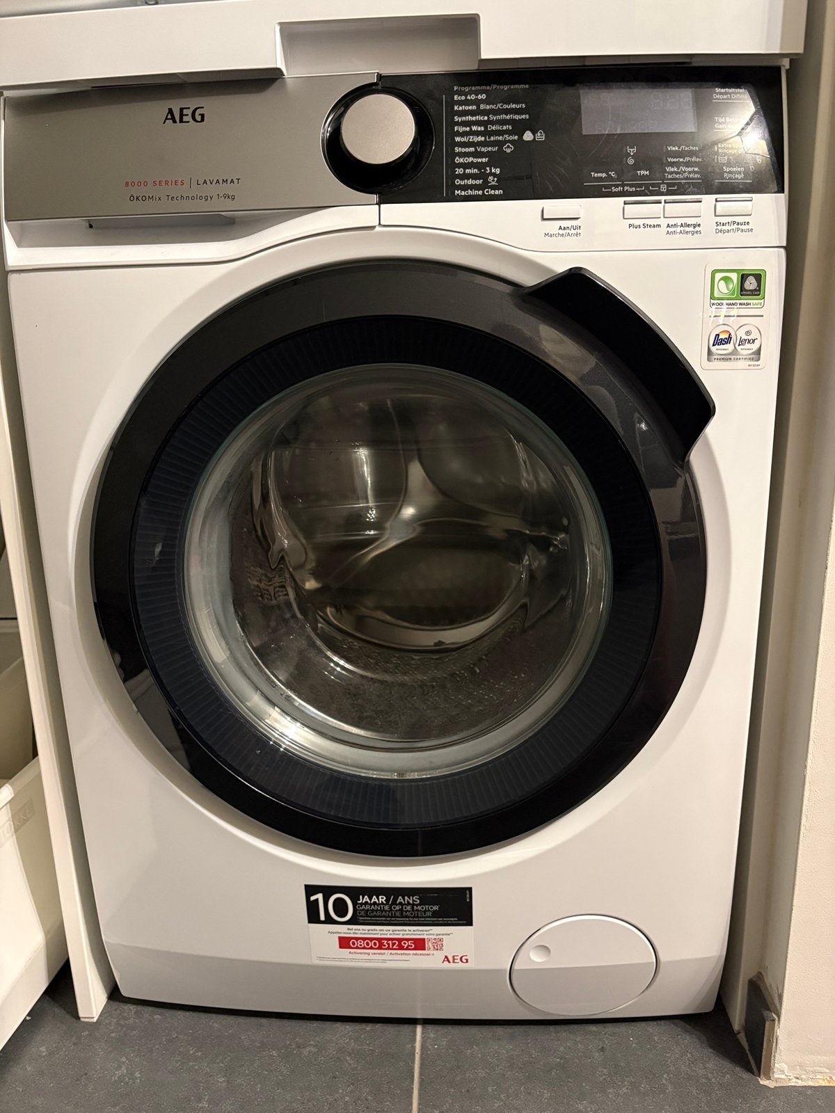 AEG L8FSE96B uit de 8000-serie 9kg, Ophalen, Zo goed als nieuw