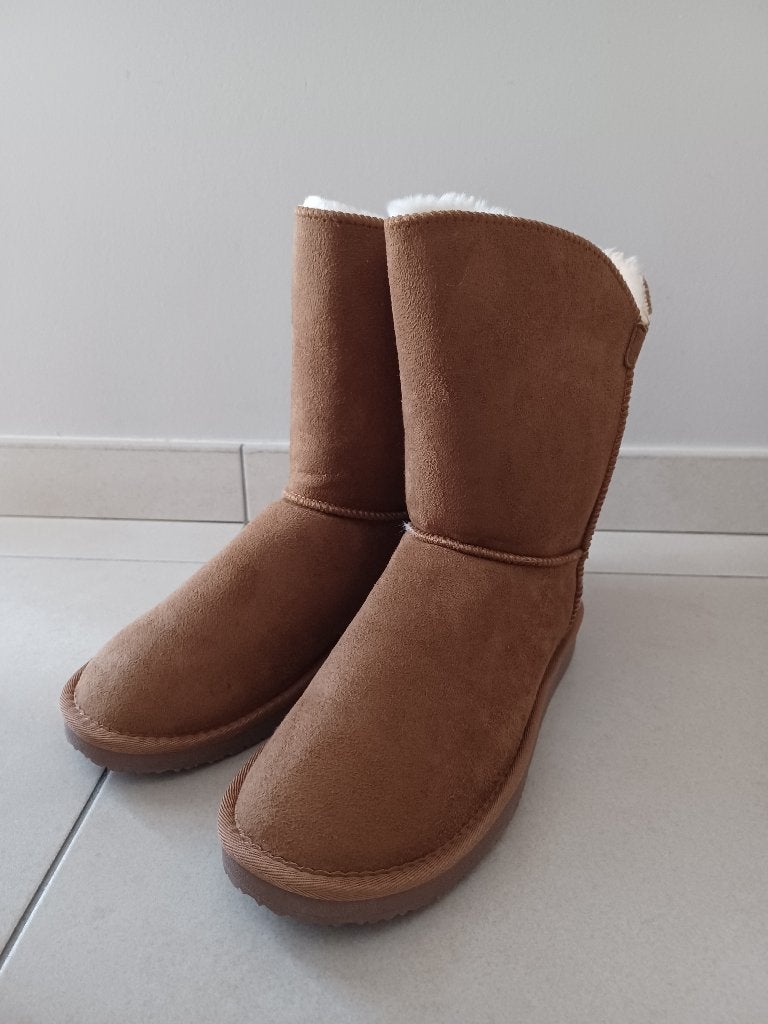 Island boots dames maat 40, Kleding | Dames, Bruin, Lage of Enkellaarzen, Zo goed als nieuw, Island Boots