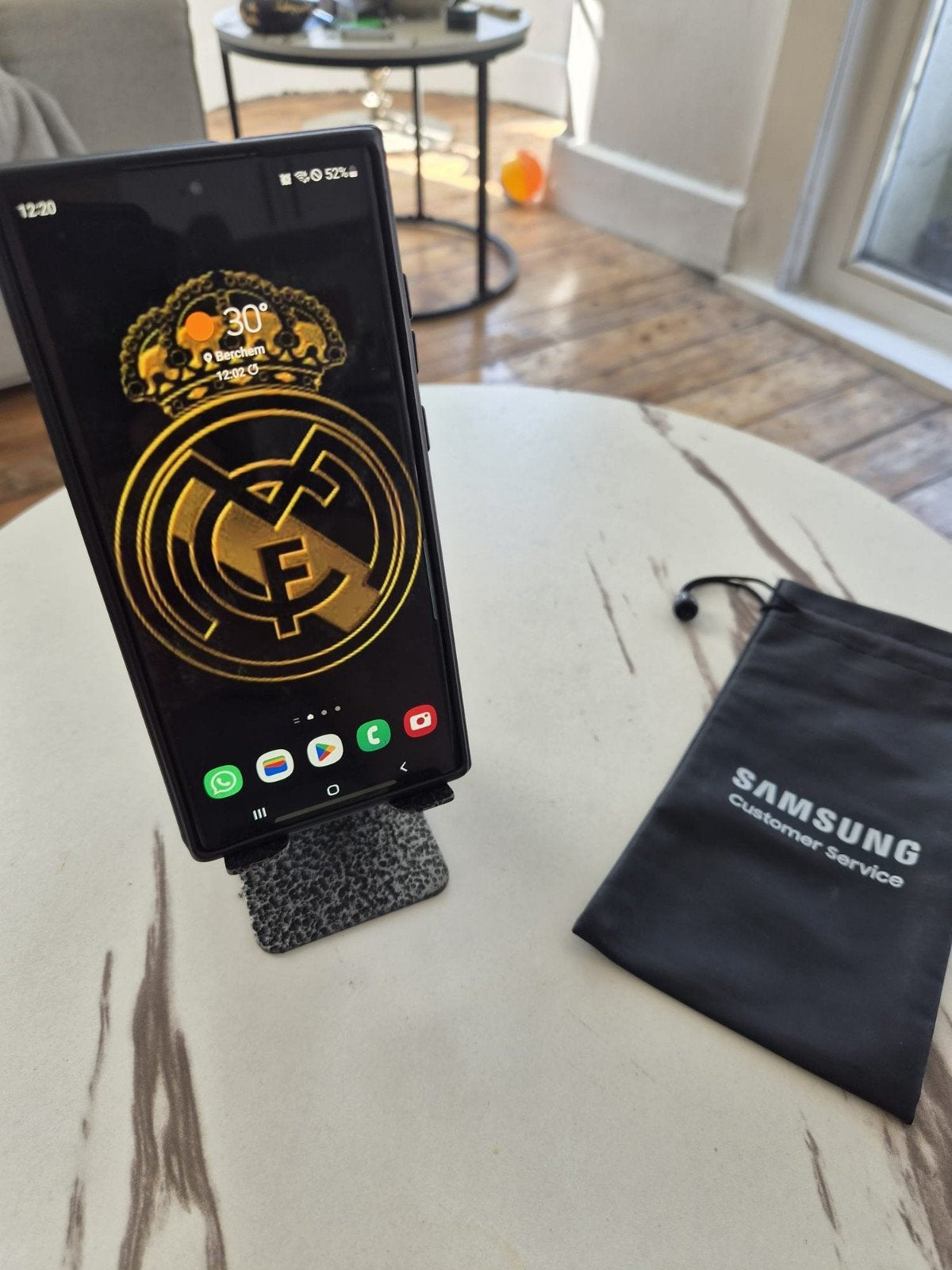 Samsung Galaxy S22 Ultra, 256 Go, noir nacré, Autres modèles, 3 à 6 mégapixels, Enlèvement, Utilisé