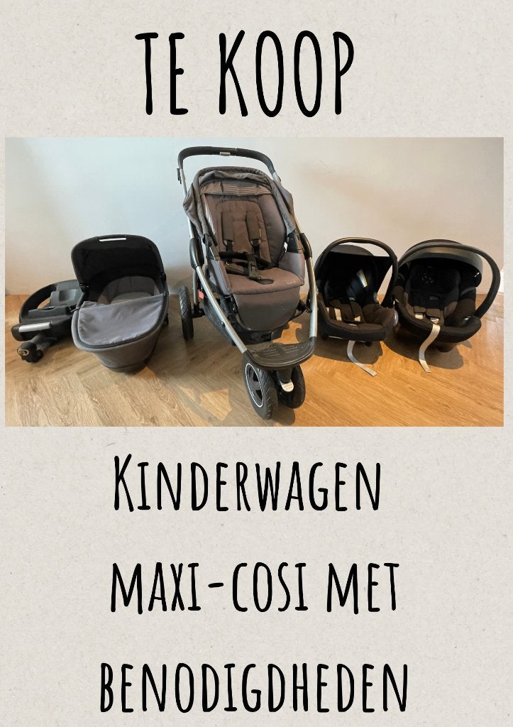 Maxi-Cosi Mura Plus complete set, Enfants & Bébés, Buggys, Enlèvement, Utilisé, Maxi-Cosi
