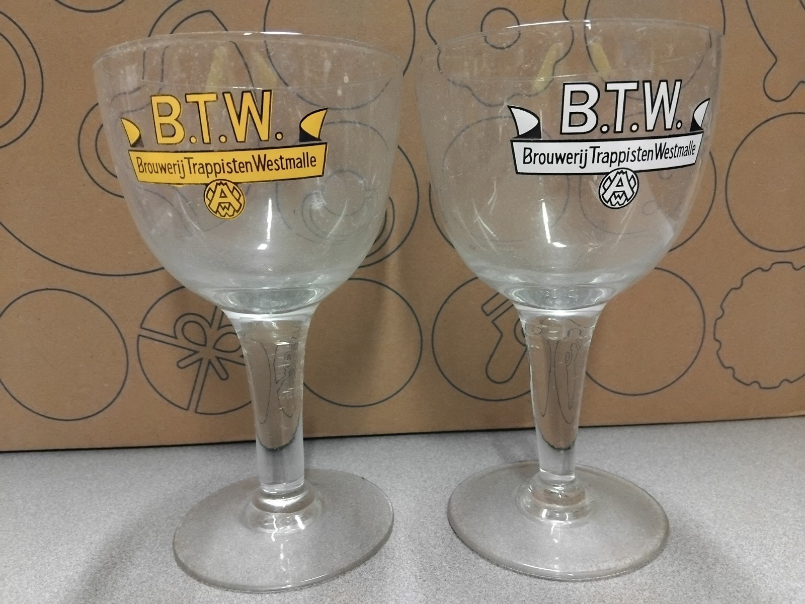 lot westmalle trappistenbier glazen, Ophalen of Verzenden