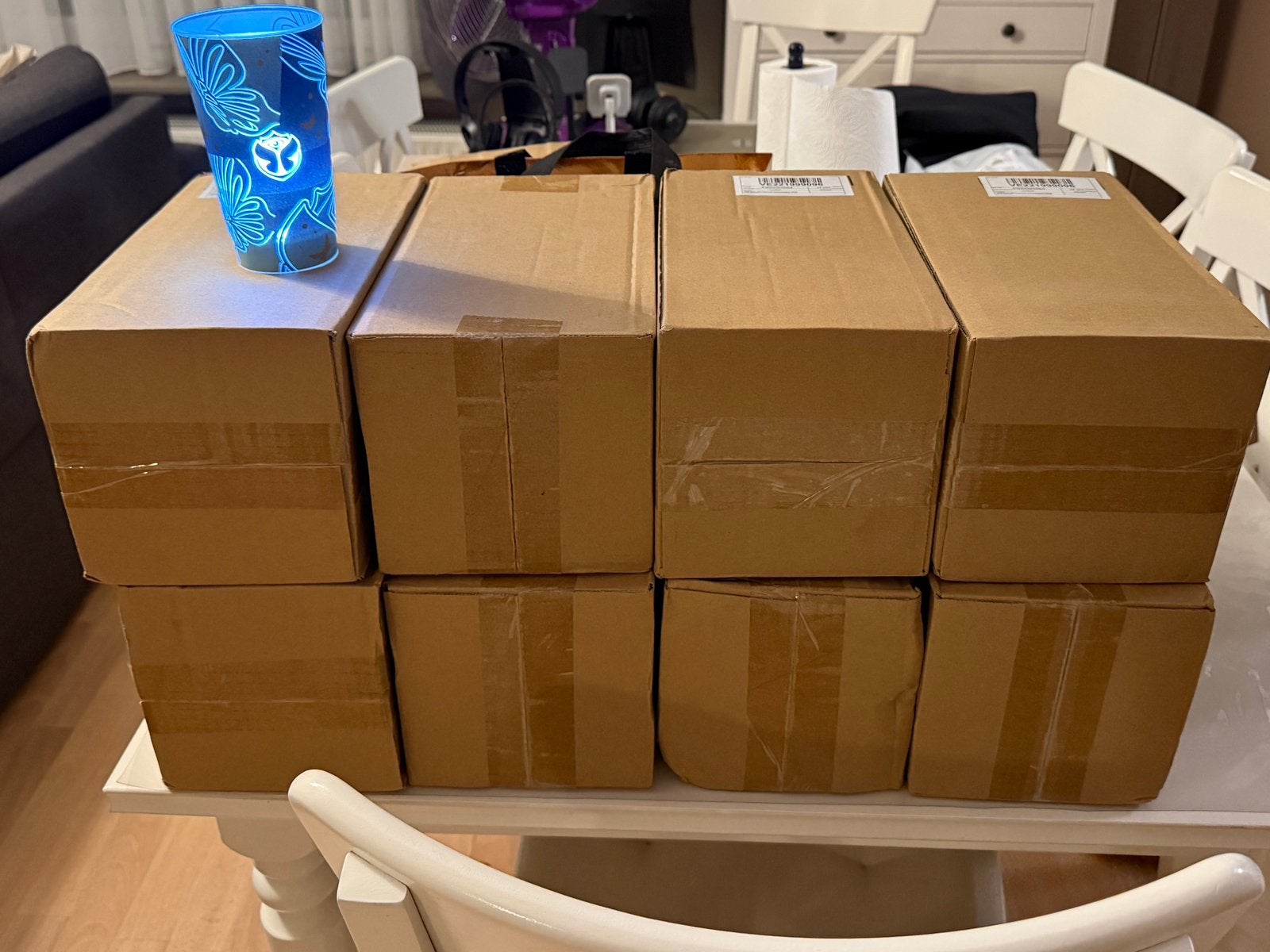 Tomorrowland/TML 2026 Red Bull LED cups- 8 dozen x 24 cups, Enlèvement ou Envoi, Neuf