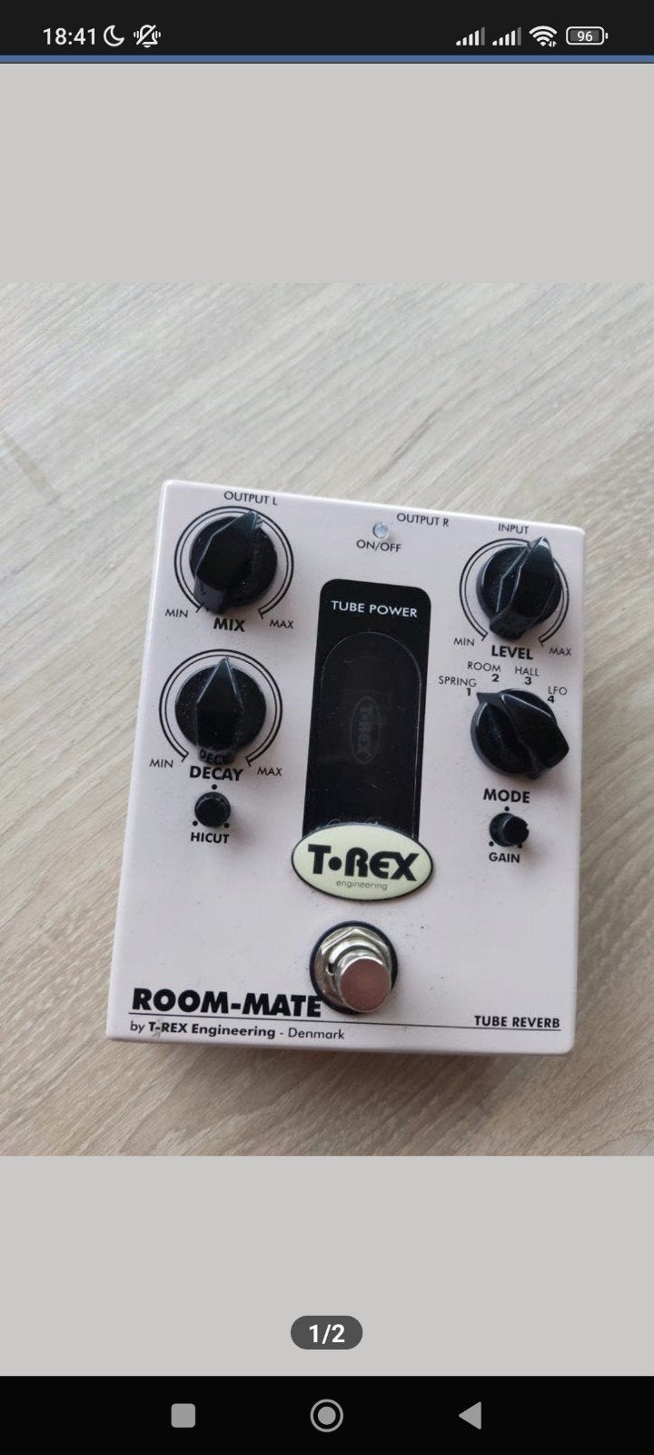 Réverbération à tube stéréo T-Rex Room-Mate, Musique & Instruments, Enlèvement ou Envoi, Reverb