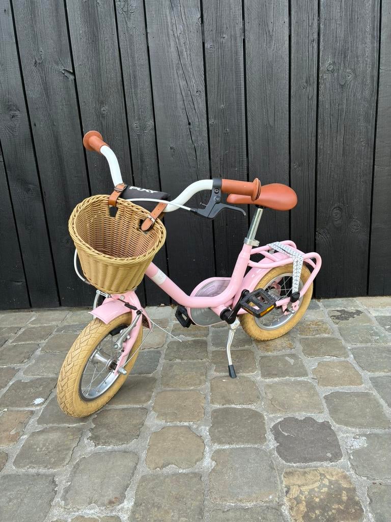 Puky Youke Classic 12inch kinderfiets (Retro Roze), Ophalen, Zo goed als nieuw, Terugtraprem