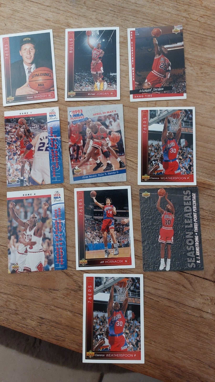 Lot 10 Cartes Basketball NBA Upper Deck 1993-94 - M.Jordan, Verzamelen