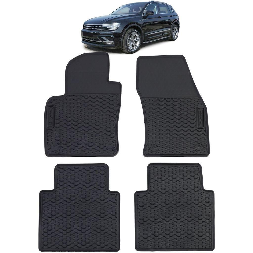 Rubber Automatten Geschikt Voor Volkswagen Tiguan II Vanaf 2, Verzenden