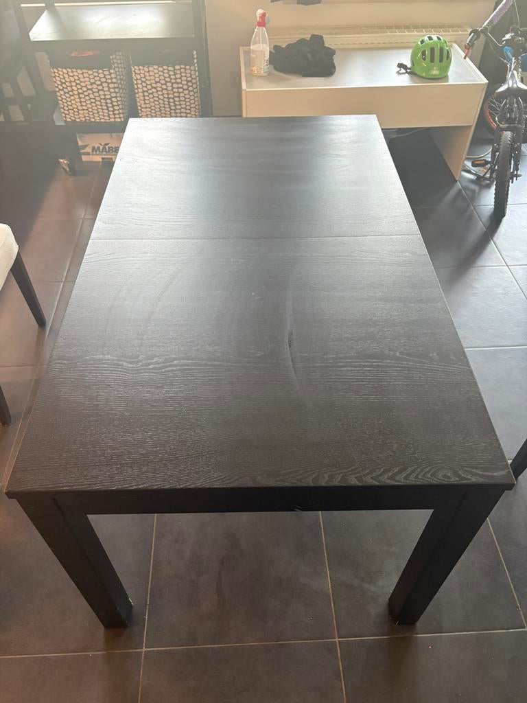 Ikea - Table extensible Bjursta, Maison & Meubles, Tables | Tables à manger, Comme neuf, Rectangulaire, Enlèvement
