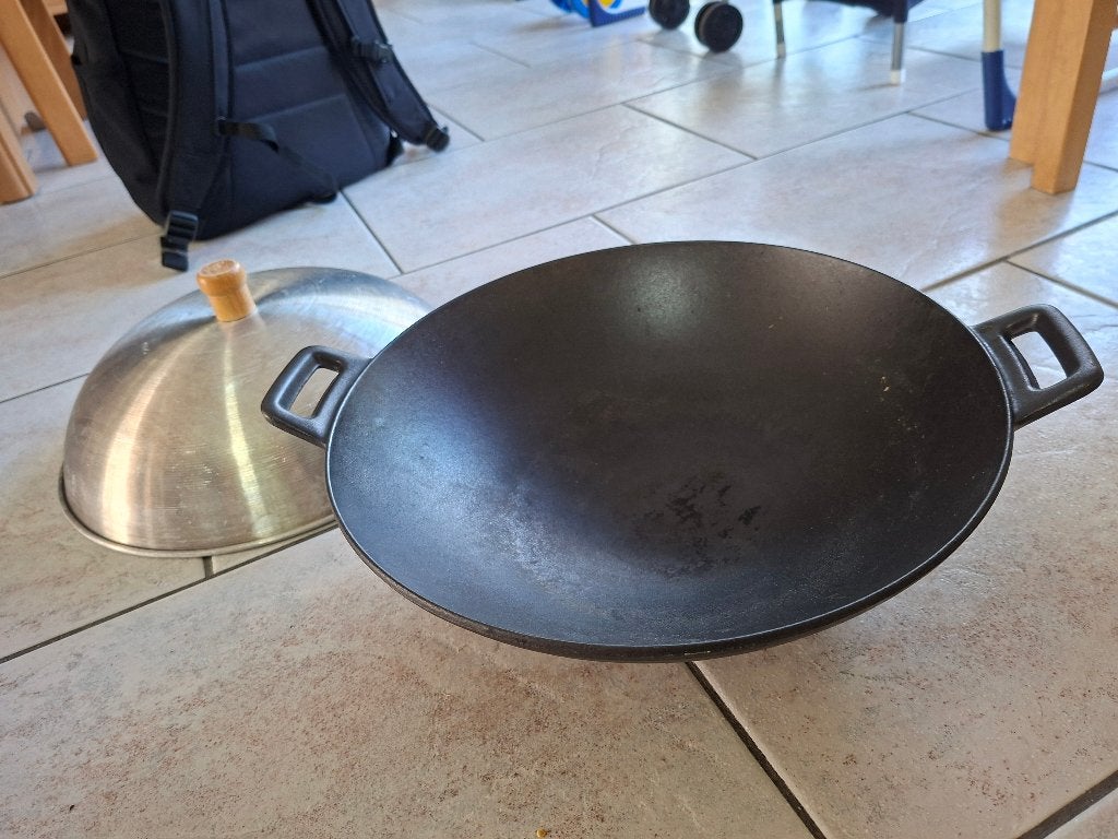 wok pan, Huis en Inrichting, Keuken | Potten en Pannen, Ophalen, Wok