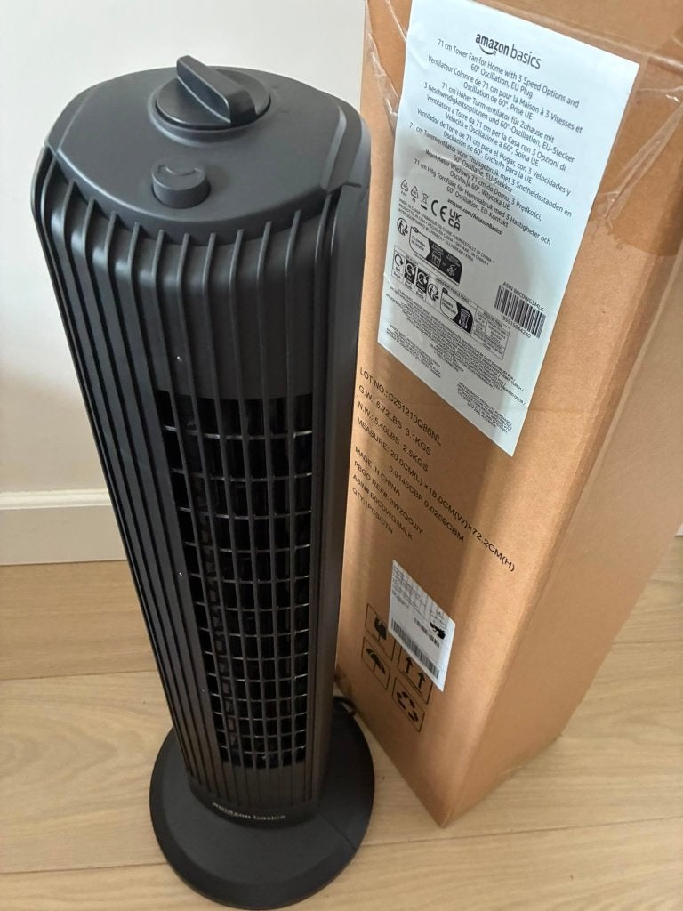 Amazon Basics Tower Fan, Enlèvement, Comme neuf