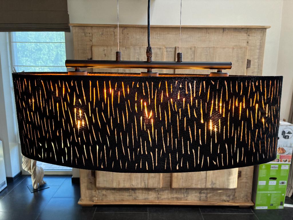 Lustre velours noir, Ophalen, Zo goed als nieuw, Stof, Contemporain