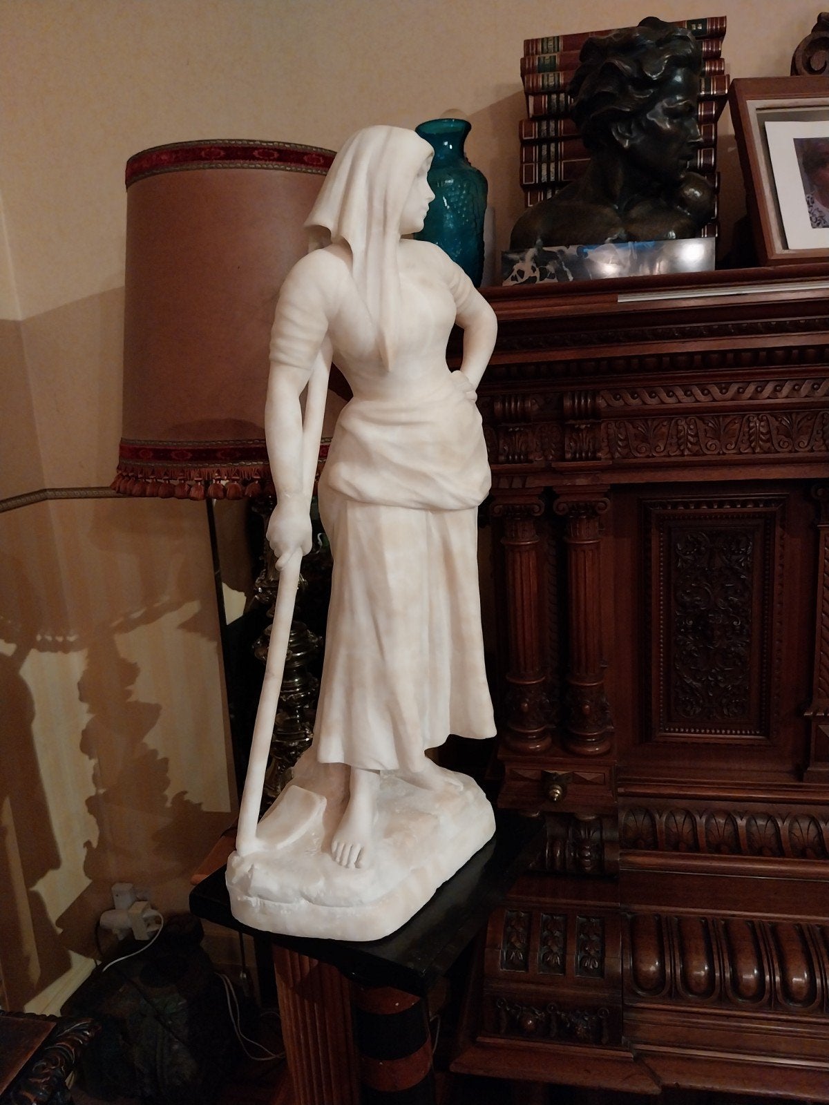 belle statue de 73 cm de haut, Antiquités & Art, Enlèvement ou Envoi, Statue