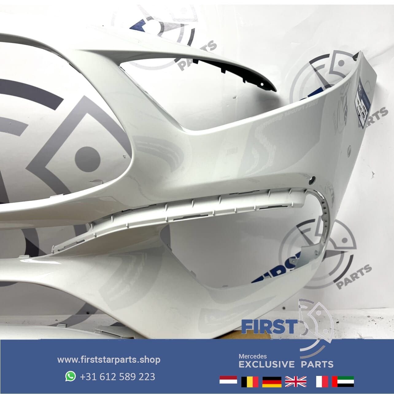 W177 V177 A45 AMG VOORBUMPER WIT A45S A KLASSE 2023 AERO Ori, Utilisé, -, Avant, -