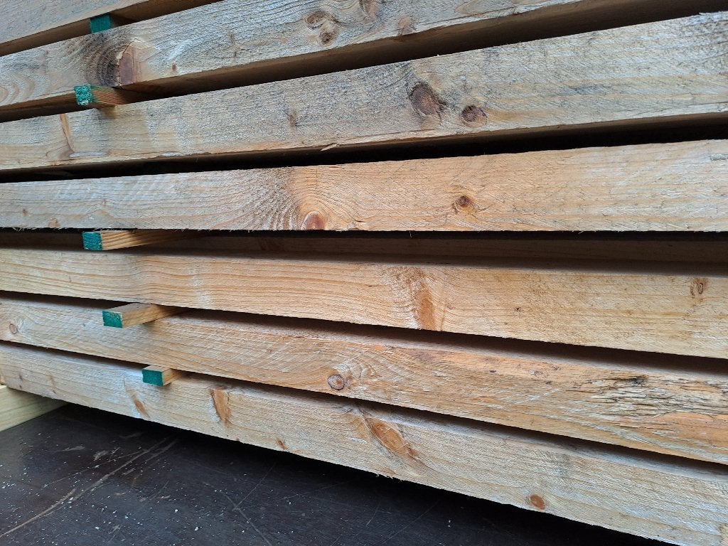 Grenen balken 17x6cm allerlei lengtes, Enlèvement, Neuf, 250 cm ou plus, Poutres
