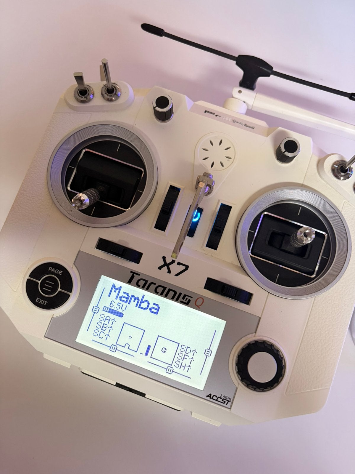 Taranis qx7 avec module externe tbs crossfire, Hobby & Loisirs créatifs, Enlèvement, Comme neuf