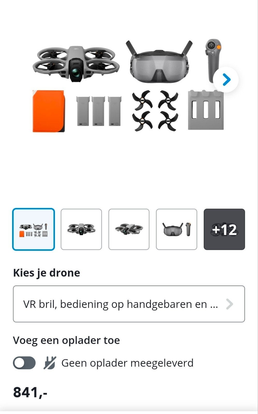 avata 360 . motion. nieuw. 2j garantie, Audio, Tv en Foto, Drones, Ophalen