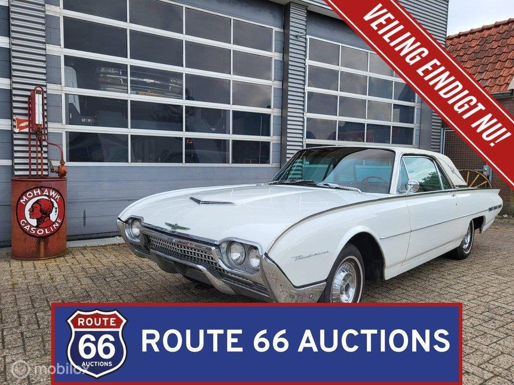 Ford Thunderbird Landau | 1962 | Route 66 Auctions, Achat, Entreprise, Boîte manuelle, Autre carrosserie