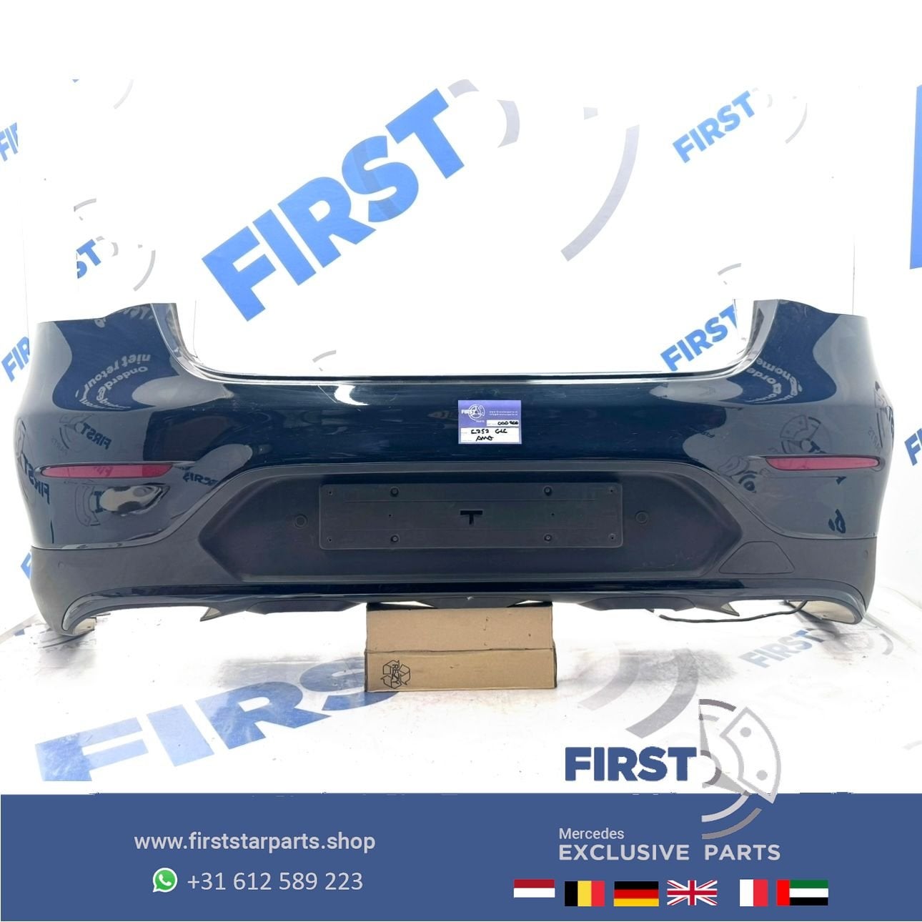 W253 C253 BUMPER GLC COUPÉ AMG ACHTERBUMPER + DIFFUSER GLC43, Arrière, Utilisé, -, -