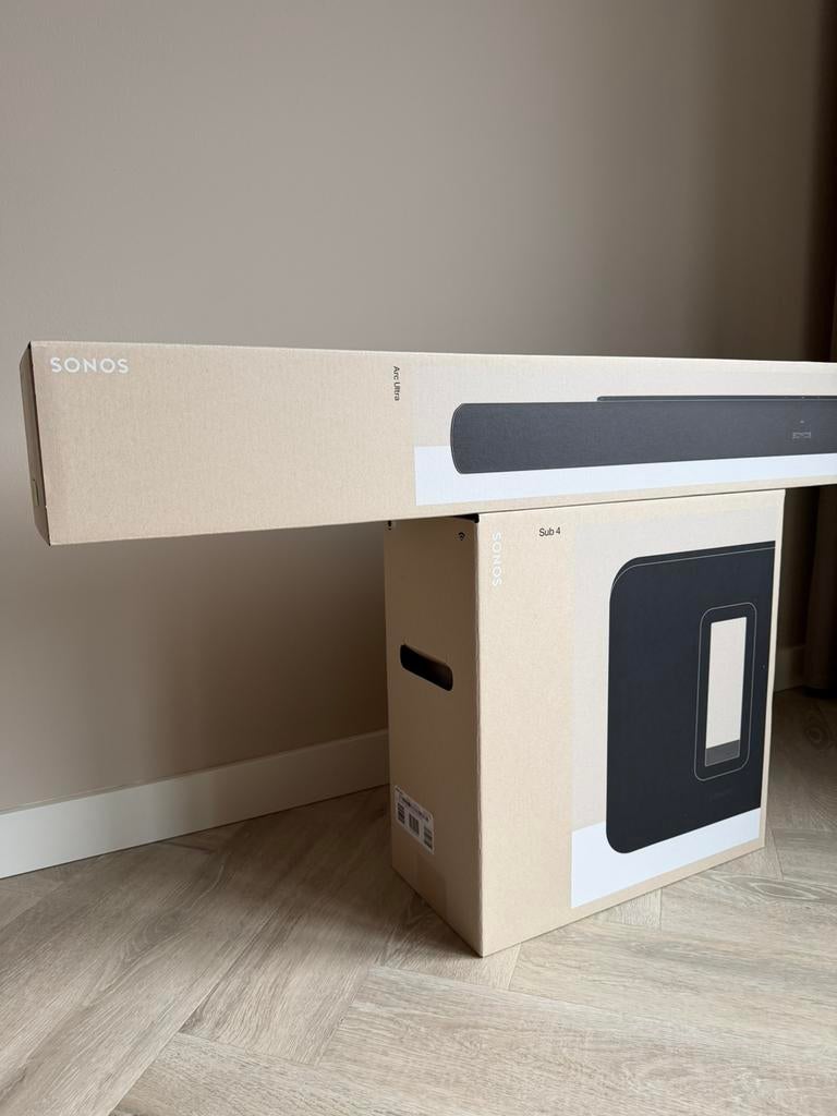 Sonos Arc Ultra Black et Sonos Sub Gen 4, TV, Hi-fi & Vidéo, Ensembles home-cinéma, Neuf, Autres marques, Enlèvement ou Envoi