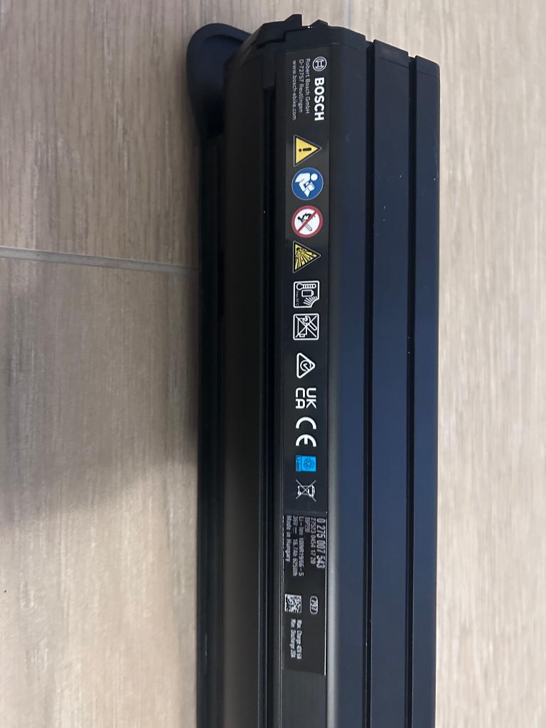 Bosch PowerTube 625 Wh-batterij — BES2 Horizontaal, Ophalen of Verzenden, Zo goed als nieuw