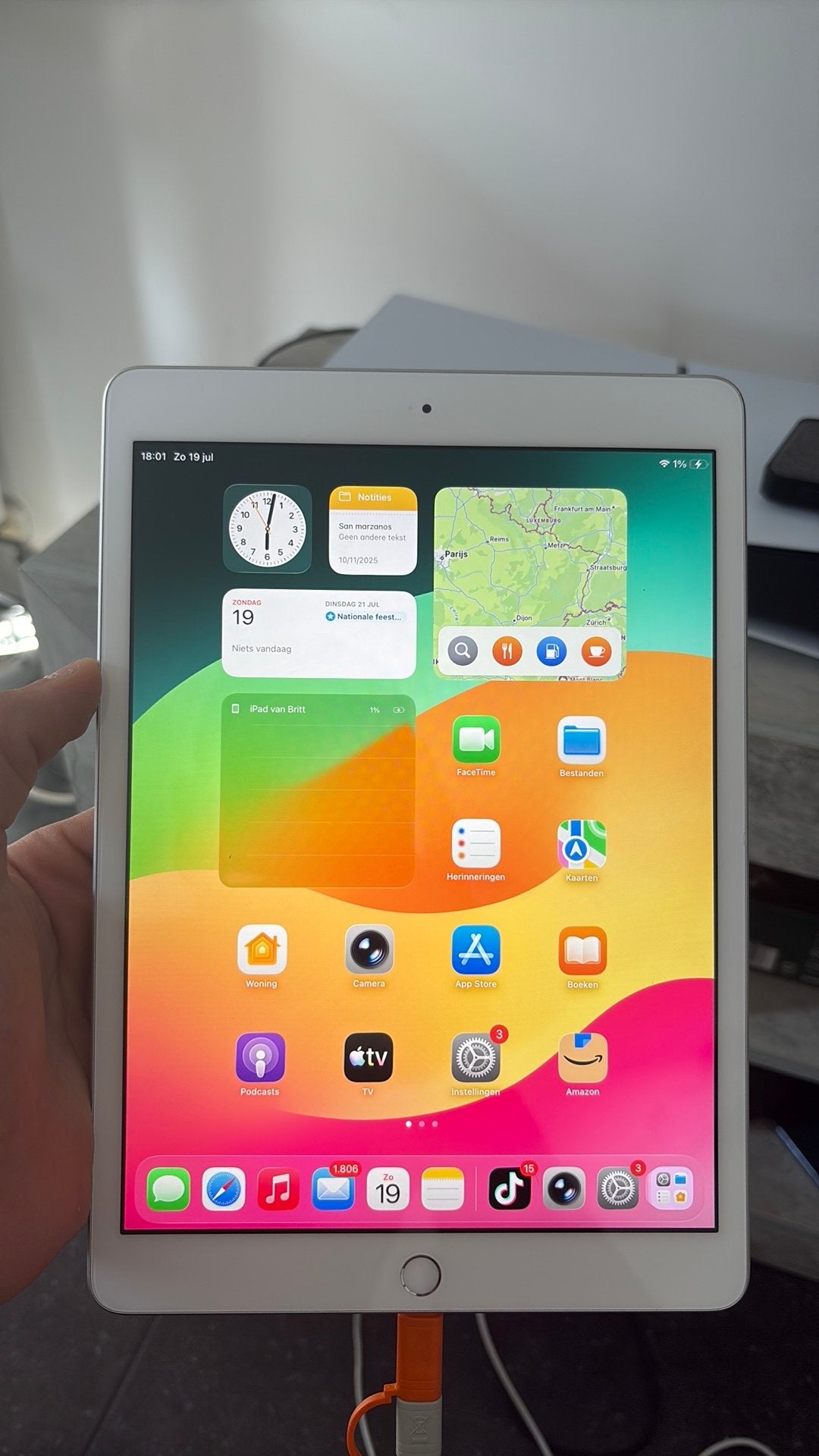 Ipad 8e, Computers en Software, Apple iPads, Ophalen of Verzenden, Zo goed als nieuw