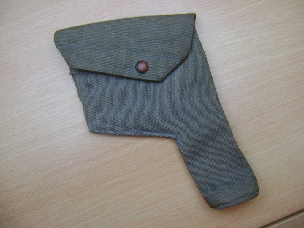 RAF canvas webbing holster for Enfield pistol, 1941., Enlèvement ou Envoi, Armée de l'air, Autres types