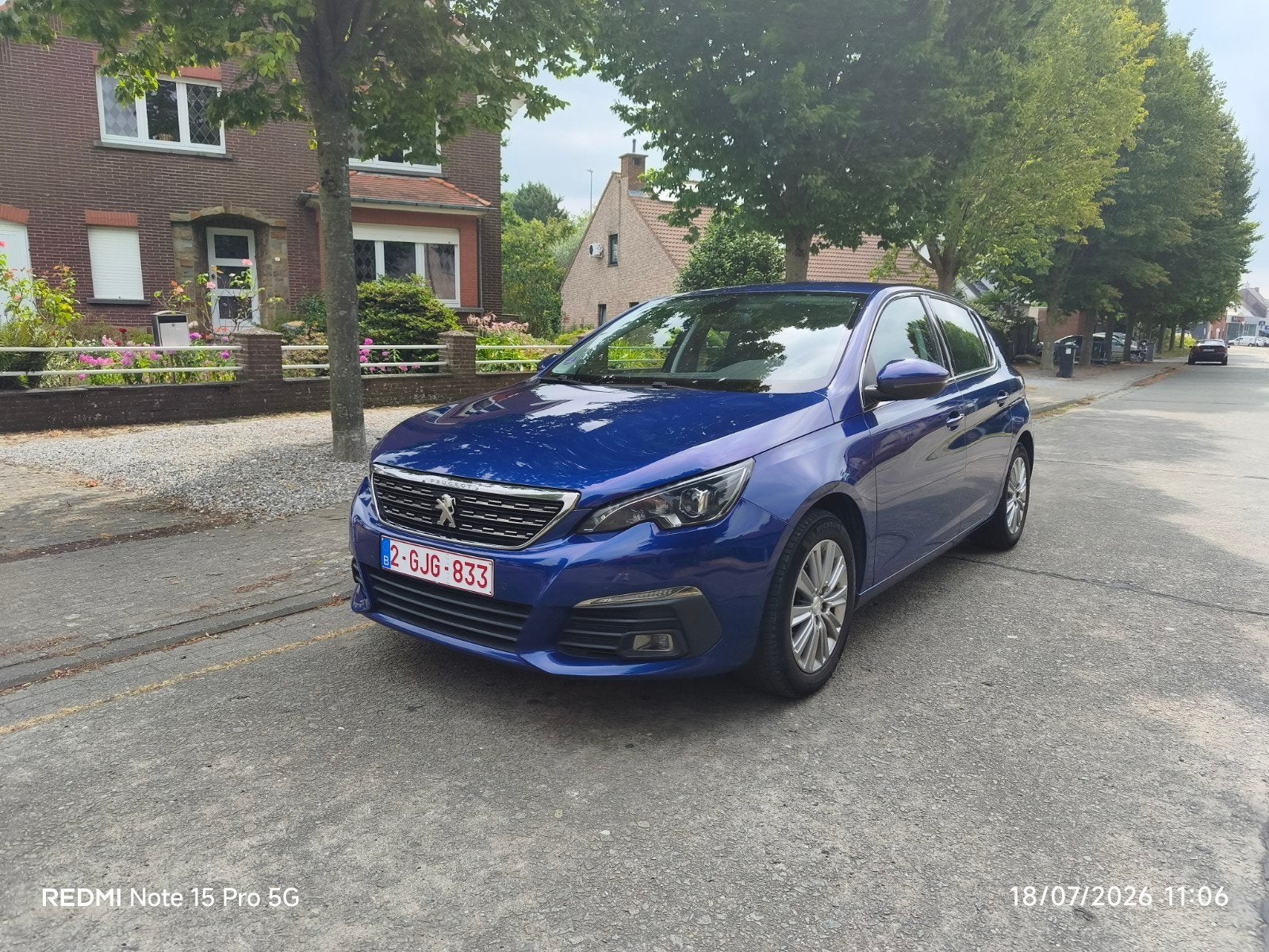 SPORTPAKKET PEUGEOT 308 12i 2018! EURO 6d-temp!  1EIG+BOEKJE, Euro 6, Blauw, 96 kW, 5 deurs