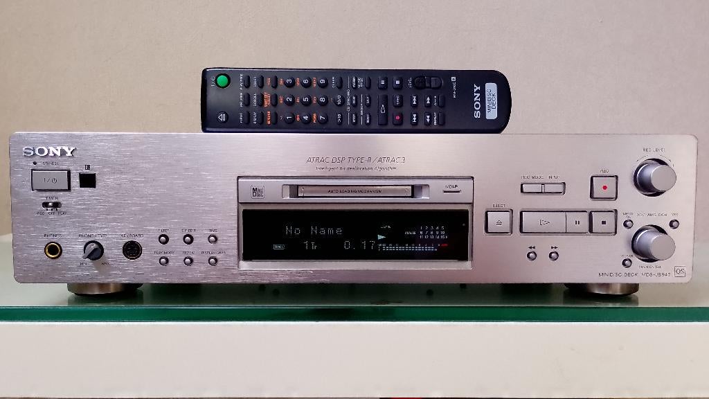 Lecteur MiniDisc Sony MDS-JB 940 QS avec télécommande, Enlèvement ou Envoi