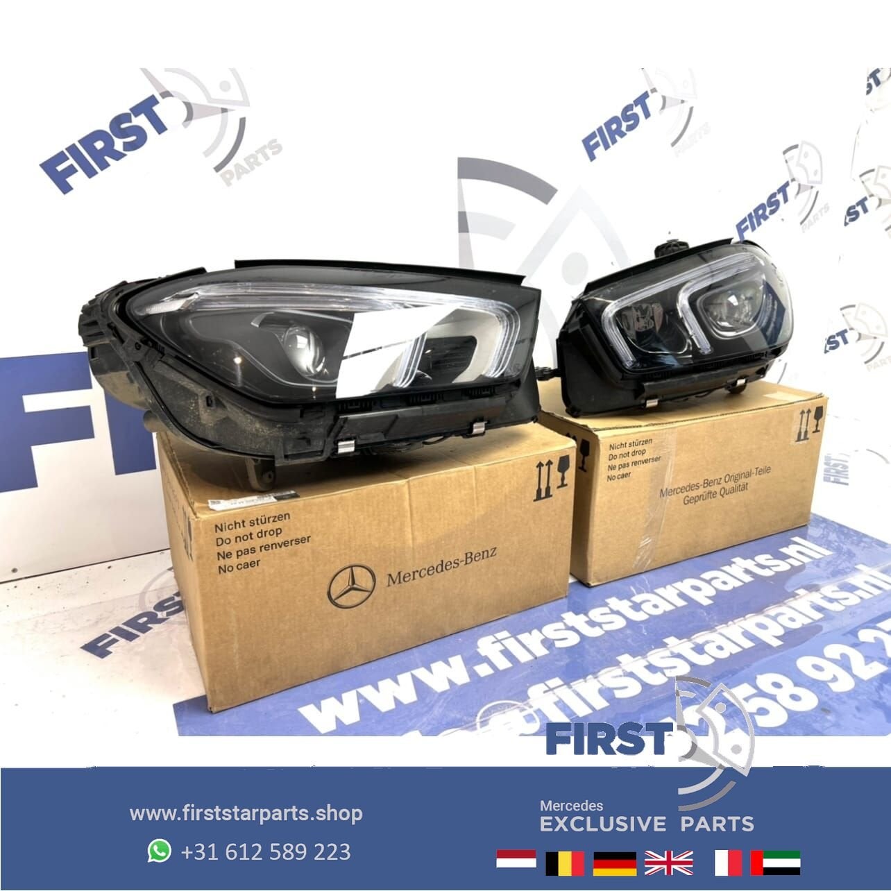 W167 V167 C167 GLE 63 AMG LED HIGH PERFORMANCE KOPLAMPEN SET, Auto-onderdelen, Verlichting, Mercedes-Benz, Gebruikt, Ophalen of Verzenden