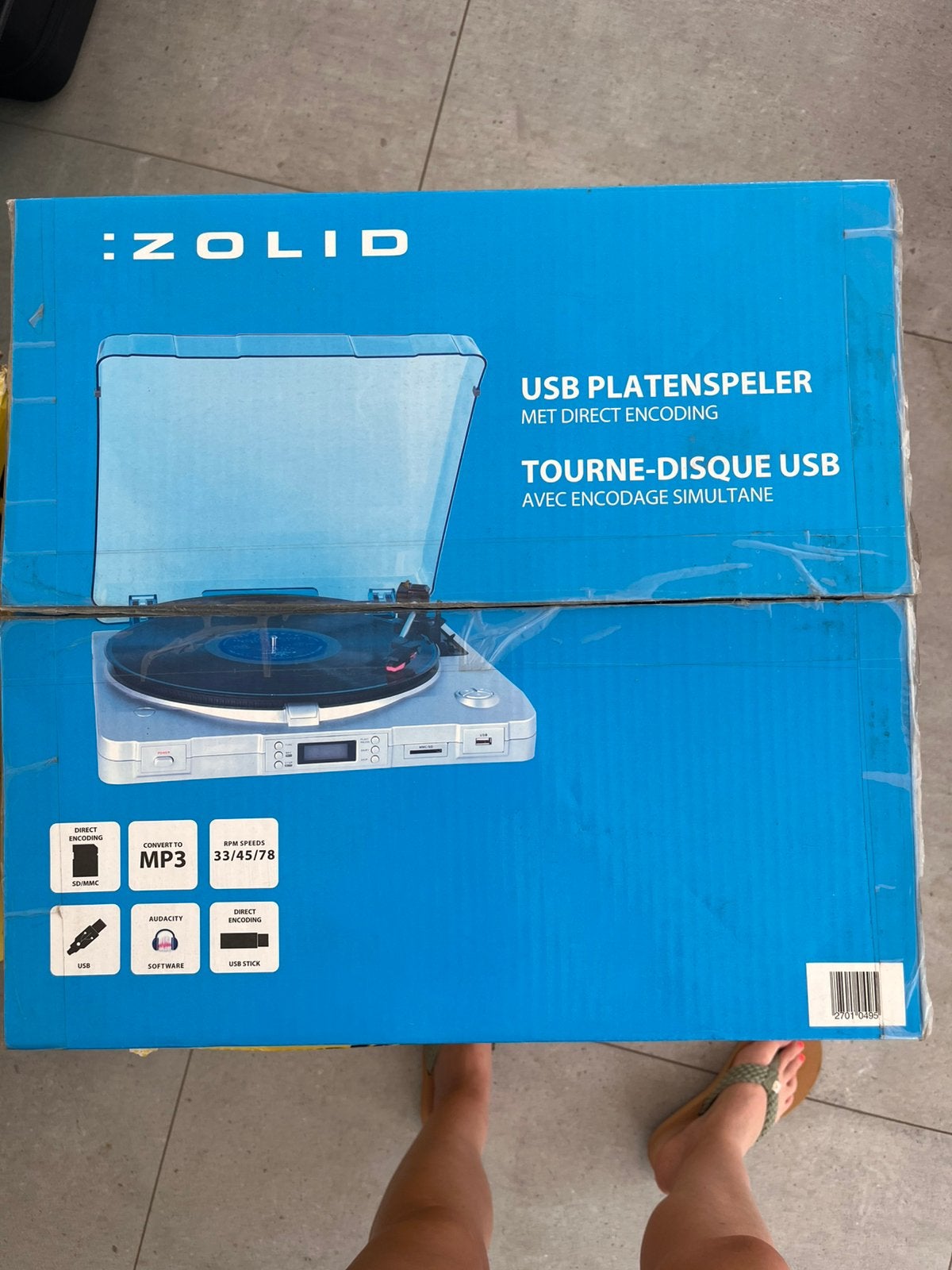 Usb platenspeler Zolid Nieuw, Ophalen, Nieuw, Platenspeler, Overige merken