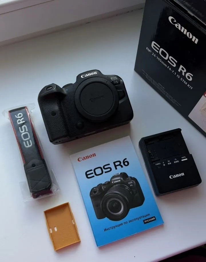 canon EOS R6 body, Gebruikt, Canon, Screenprotector, 32 megapixels