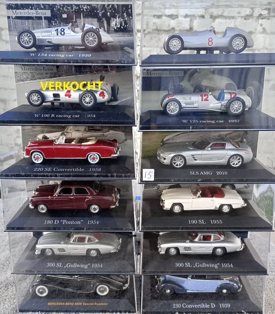Mercedes autominiaturen schaal 1/43, Ophalen of Verzenden, Nieuw, Auto, Overige merken