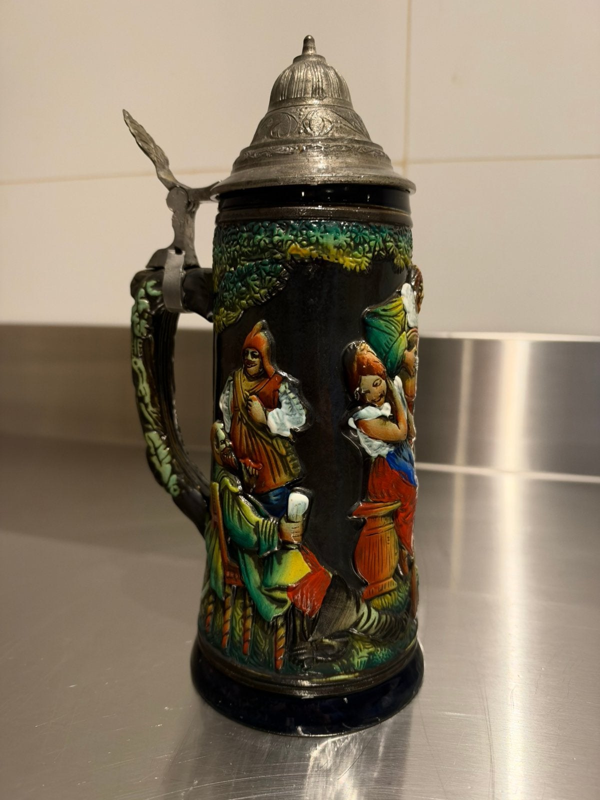 Bierkan bierkruk 20 cm hoog, Antiquités & Art, Enlèvement