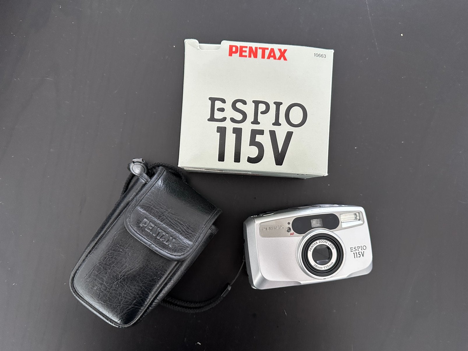 Analoge Pentax Espio 115V 35mm zoom compact camera, Audio, Tv en Foto, Fotocamera's Analoog, Ophalen, Gebruikt, Compact, Pentax