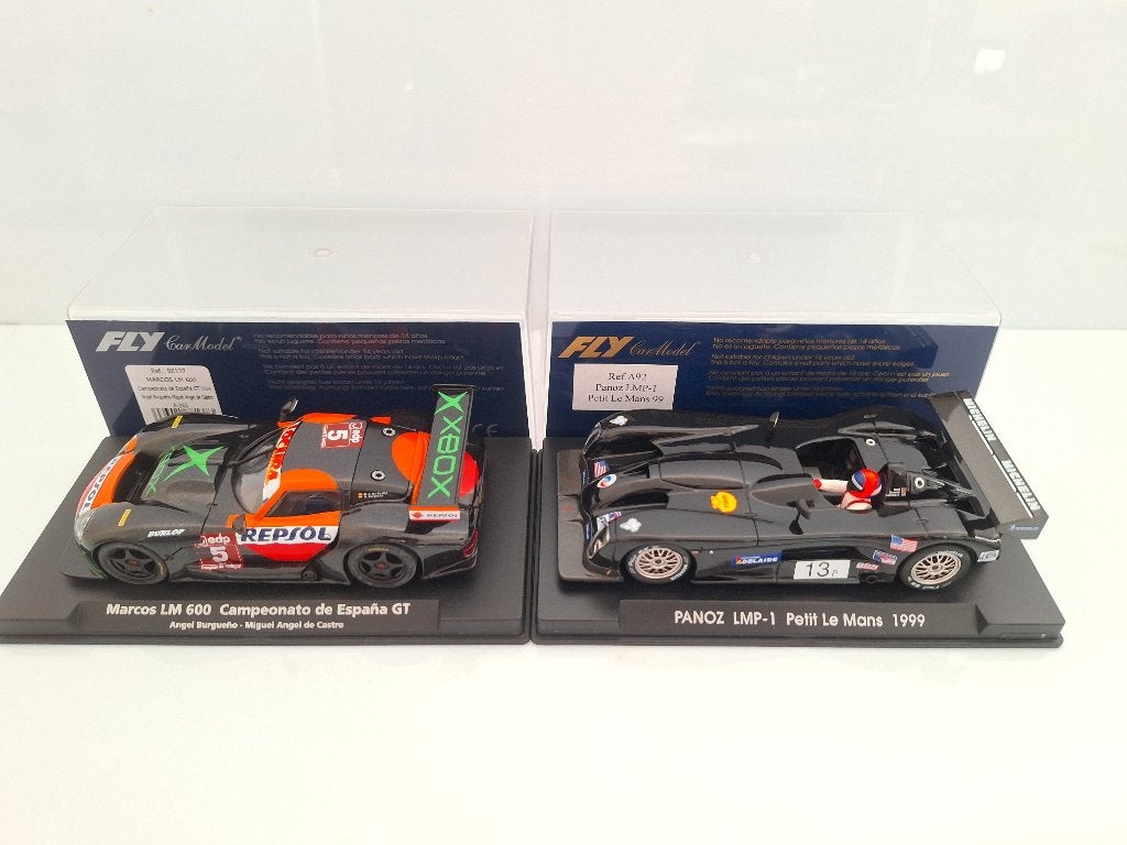 Fly 1 x Panoz Petit Le-Mans x Marcos Campeonato De España xb, Neuf, Autres marques, Électrique, Enlèvement ou Envoi