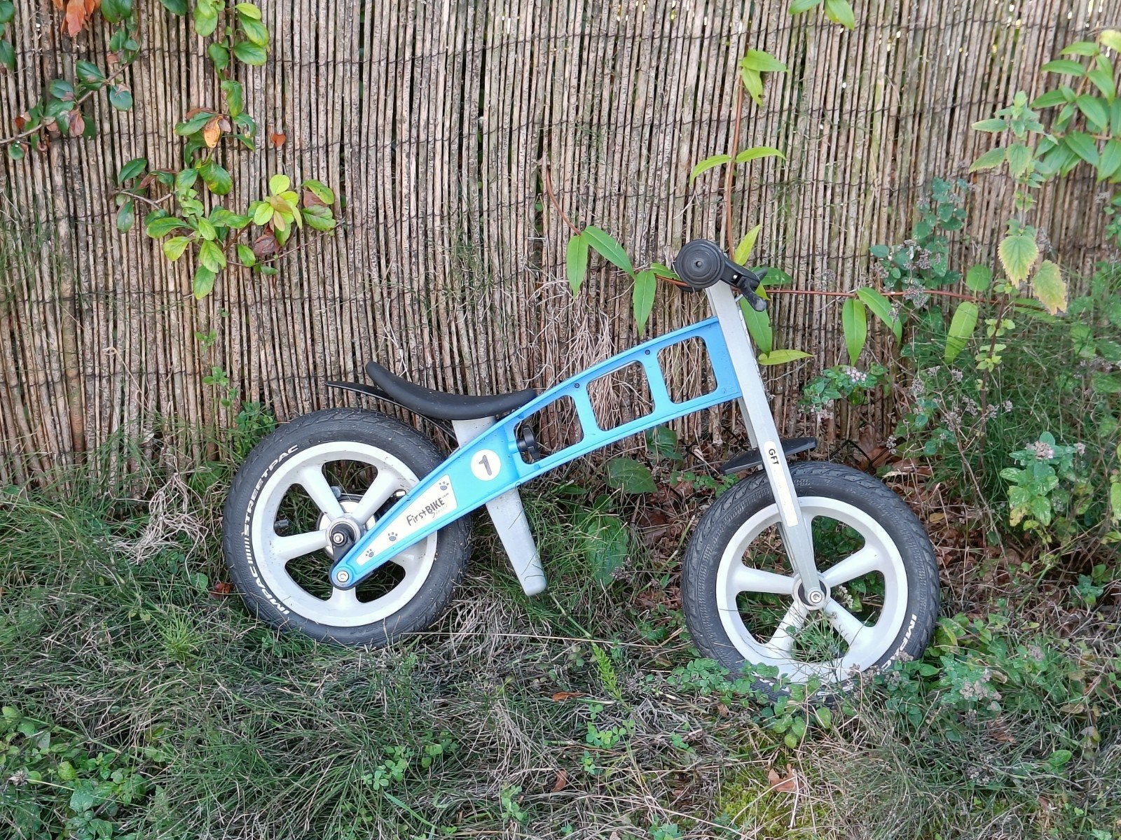 FirstBIKE Loopfiets Basic Blauw - met rem, Ophalen, Gebruikt, Loopfiets